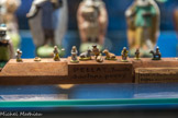 <center>Exposition de crèches en 2017.</center>Planche de 12 santons- puces :
Meunier, (Santon en défaut), Fileuse, Vierge, Ane, Enfant, Jésus, Tambourinaire (derrière Jésus), Bœuf, Saint-Joseph, Homme à la pipe, Homme sur un âne. Poissonnière 1918
Santonnier : Famille Pellat