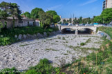<center>L'Huveaune.</center>Pont du boulevard Michelet.