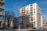 <center>Place du docteur Vauthier.</center>Les immeubles de 1960 furent bâtis sur l'emplacement du domaine 