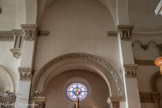<center>Eglise de Sainte Marguerite.</center>Côté gauche du choeur, avec Daniel dans la fosse aux lions et les envoyés de Moïse de retour de la terre promise.